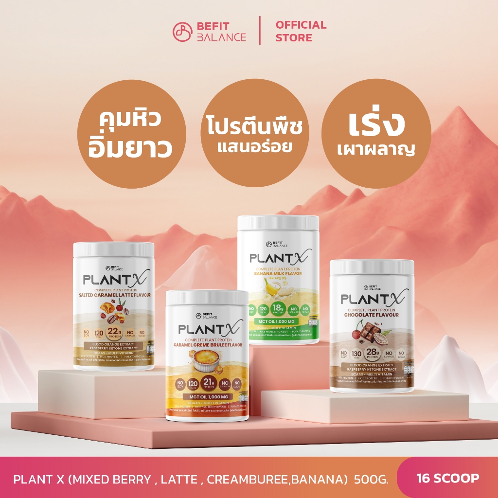 BEFITBALANCE Set 4 Plant X โปรตีนพืชสำหรับผู้หญิง No Soy