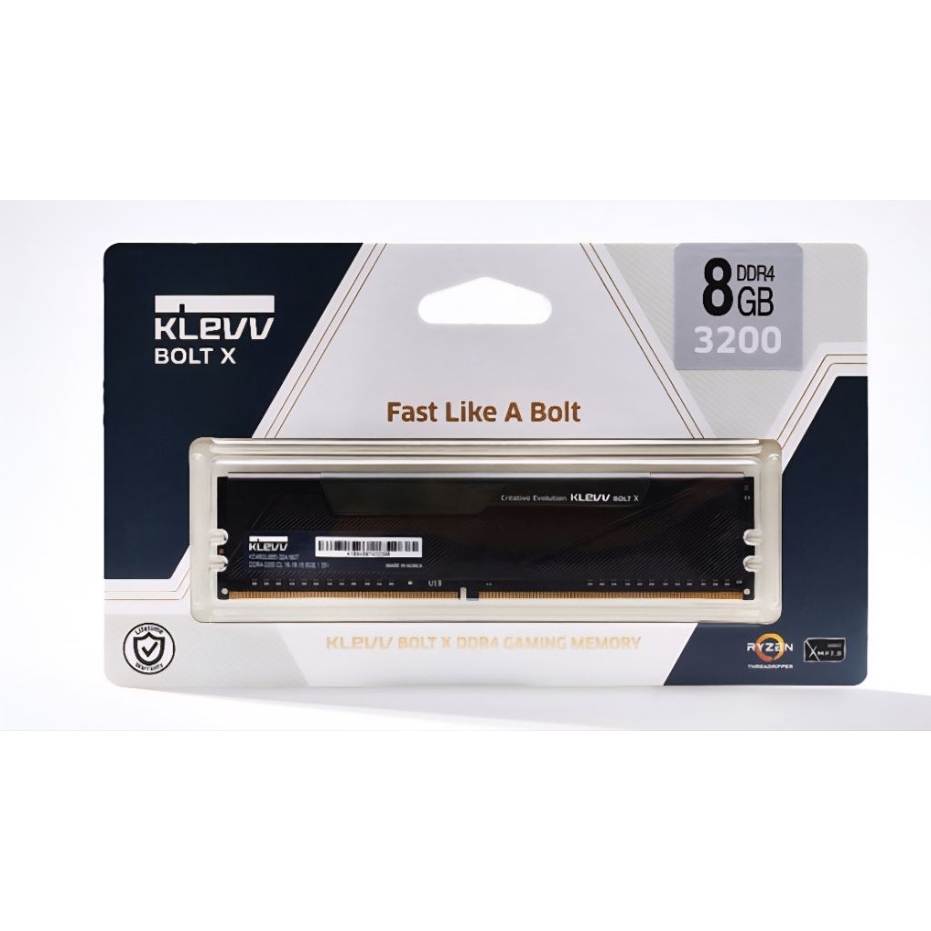 ด่วนๆจำนวนจำกัด ใหม่ มือ1 KLEVV BOLT X DDR4 OC Gaming MEMORY - 8GB 3200MHz