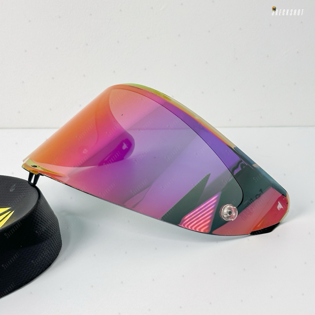 ชิวหมวกกันน็อค Iridium Red Race 3 สำหรับหมวก Agv Pista และ Corsa สภาพสวย ๆ พร้อมใส่หล่อ ๆ