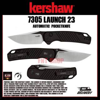 มีดพับ มีดพกพา Kershaw Launch 23  Knife Black Aluminum 7305