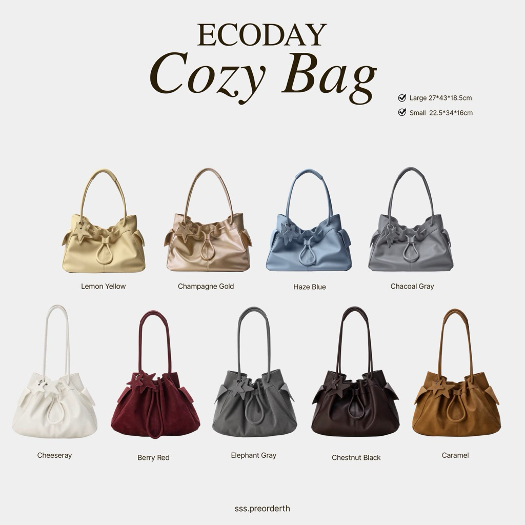 [ PRE-ORDER ]  กระเป๋า ECODAY Cozy Bag