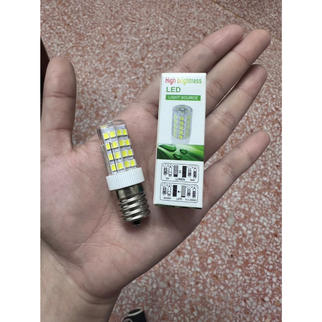 หลอดไฟตู้เย็นLED ขั้ว E17