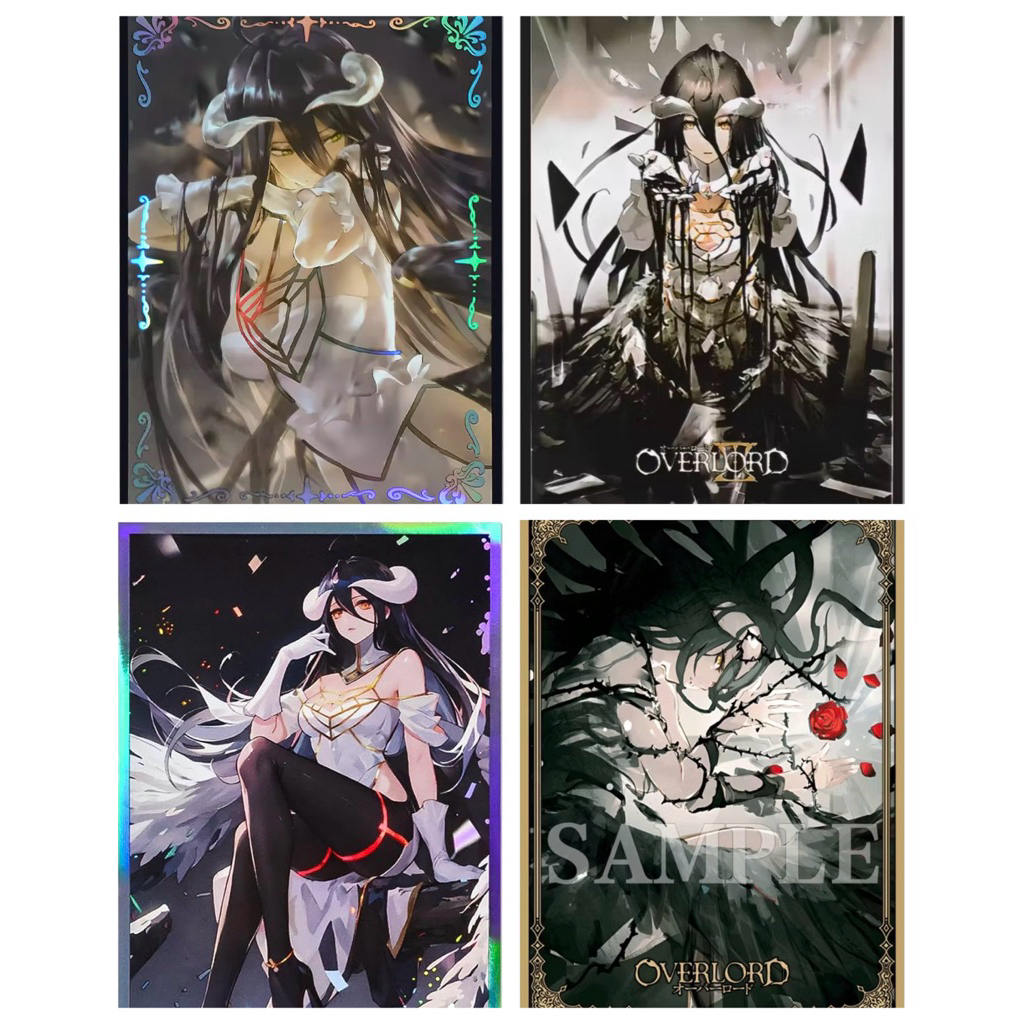 สลีฟอัลเบโด้ สลีฟโอเวอร์ลอร์ด Overlord Card Sleeve “ Albedo “ สลีฟบัดดี้ไฟ์ Albedo Sleeve ซองใส่การ์ด สลีฟโดจิน