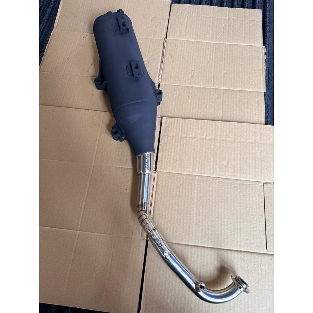 ท่อเดิมPCX160เดินคอเลสใส่จีออโน่ ลูกเดิมข้างโอเพ่นถึง 60STD ขับสนุกผ่านด่านสบาย