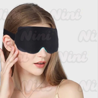 หน้ากากปิดตานอนหลับ โฟมเมมโมรี่ 3D ปิดทึบ แสง 100% นุ่มสบาย หน้ากากปิดตาแบบเว้า