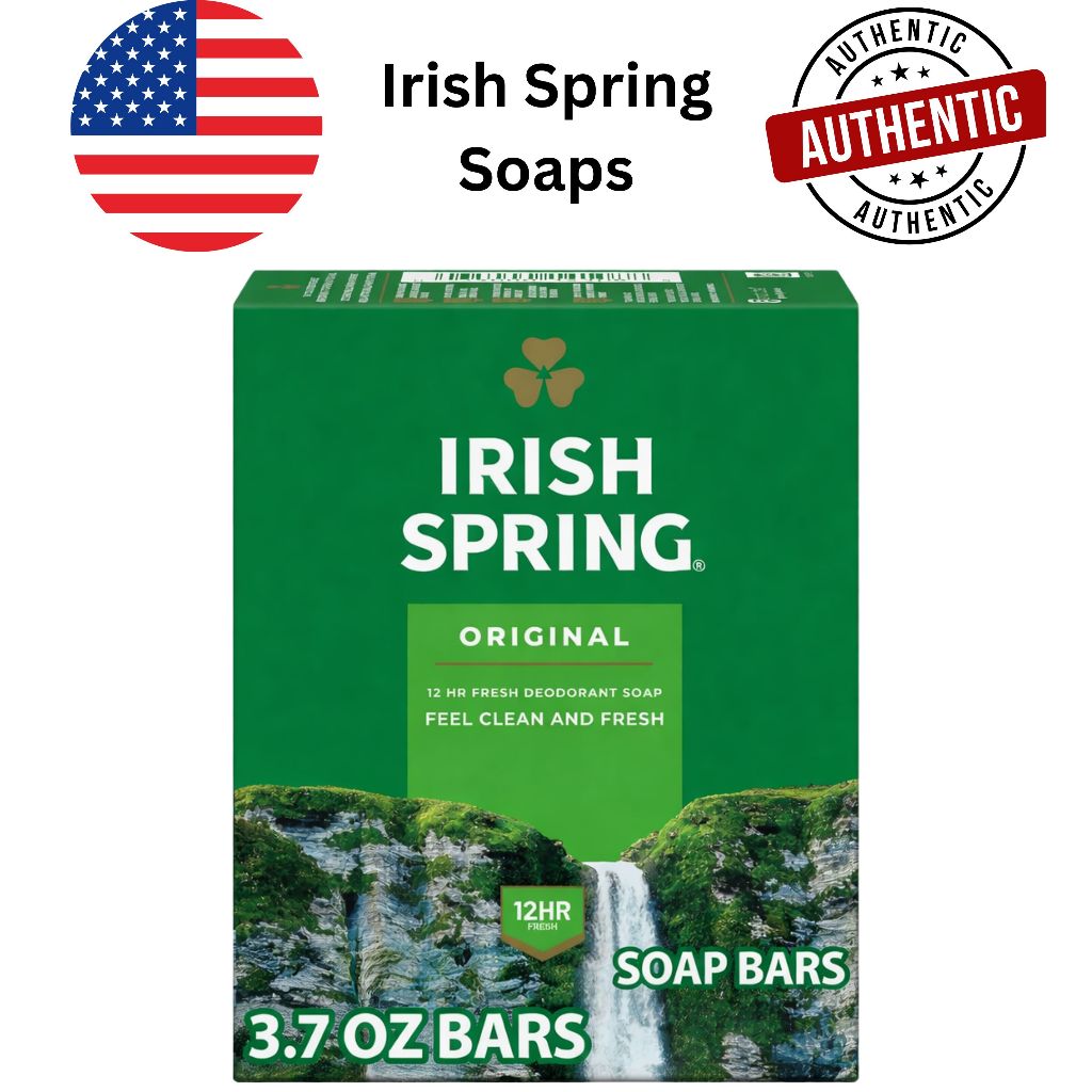 Irish Spring Deodorant Soap Original Bar, 3.7 Ounce (Pack of 3)