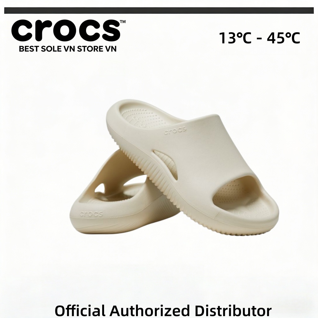 【ของแท้ 100%】 Crocs Collection รองเท้าแตะ UX Mellow Slide-ผู้จำหน่ายได้รับอนุญาตอย่างเป็นทางการ-Vers