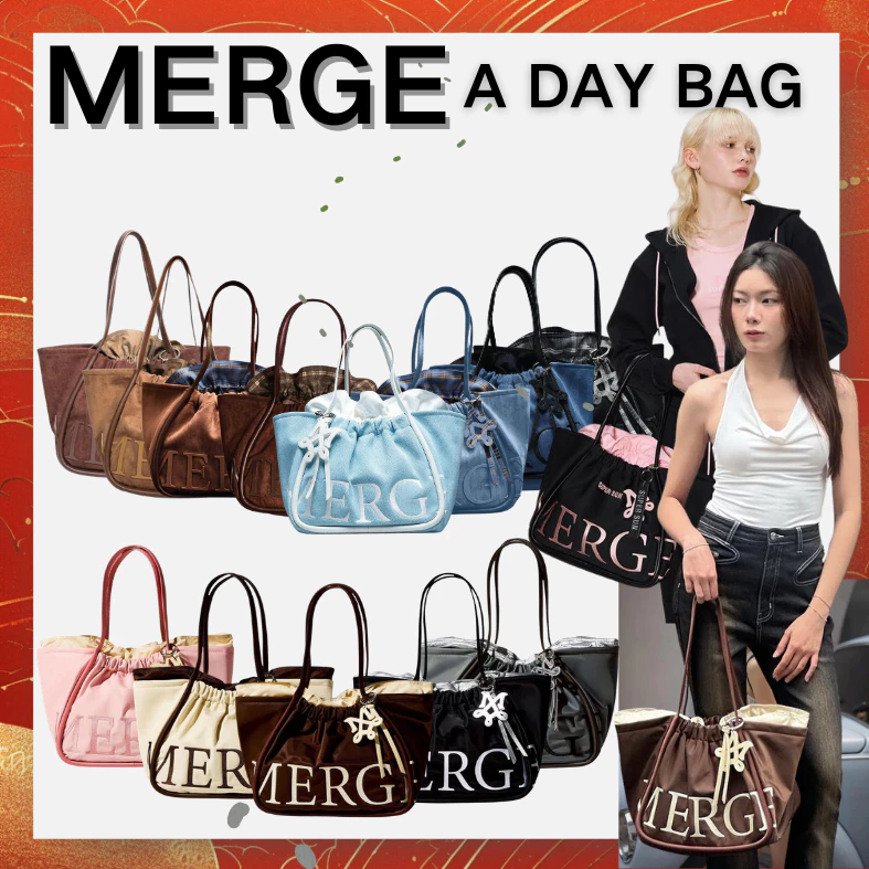 กระเป๋า Merge รุ่น A Day Bag ลายเลื่อม ของแท้ 100% จากร้าน Official สวยหรู ดูแพง