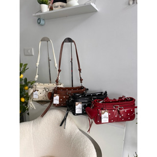 พร้อมส่ง Lidabagdesign กระเป๋าลายจุด กระเป๋าสะพาย กระเป๋าสะพ…