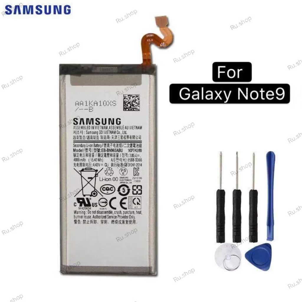 แบตเตอรี่แท้ ใช้สำหรับ Samsung Galaxy Note 9 N9600 SM-N9600  EB-BN965ABU