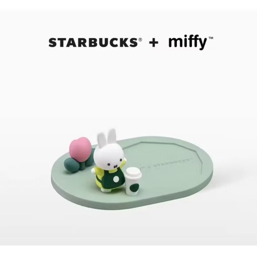 starbuck miffy 70ปี ที่รองแก้วพร้อมส่ง