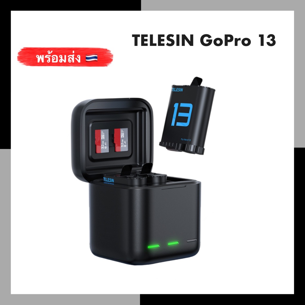 แบตเตอรี่ กล้อง GoPro Hero 13 TELESIN Enduro แท้ Battery แบต Gopro13 GoproHero13 GoproHero batt