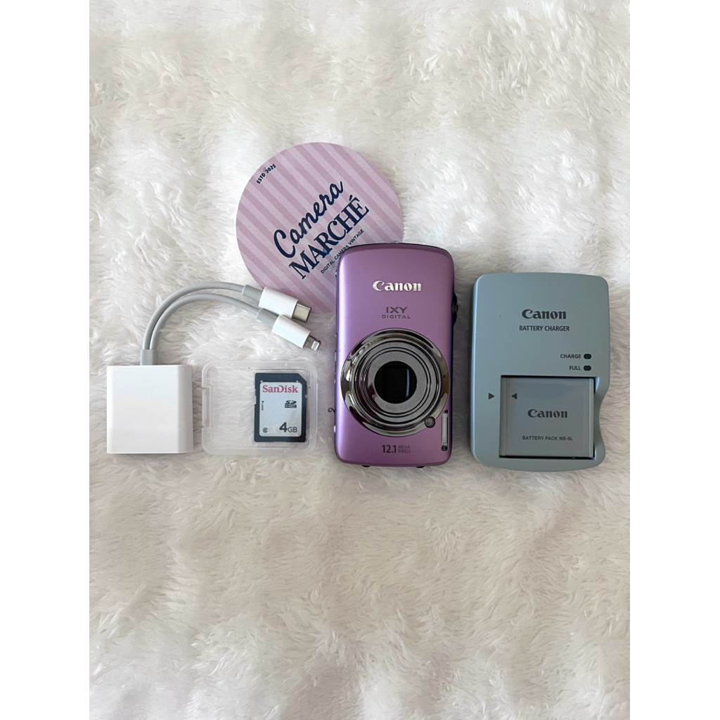 (พร้อมส่ง/ส่งด่วน) Camera Marche - Canon ixy930is/ixus200is💖สีชมพู
