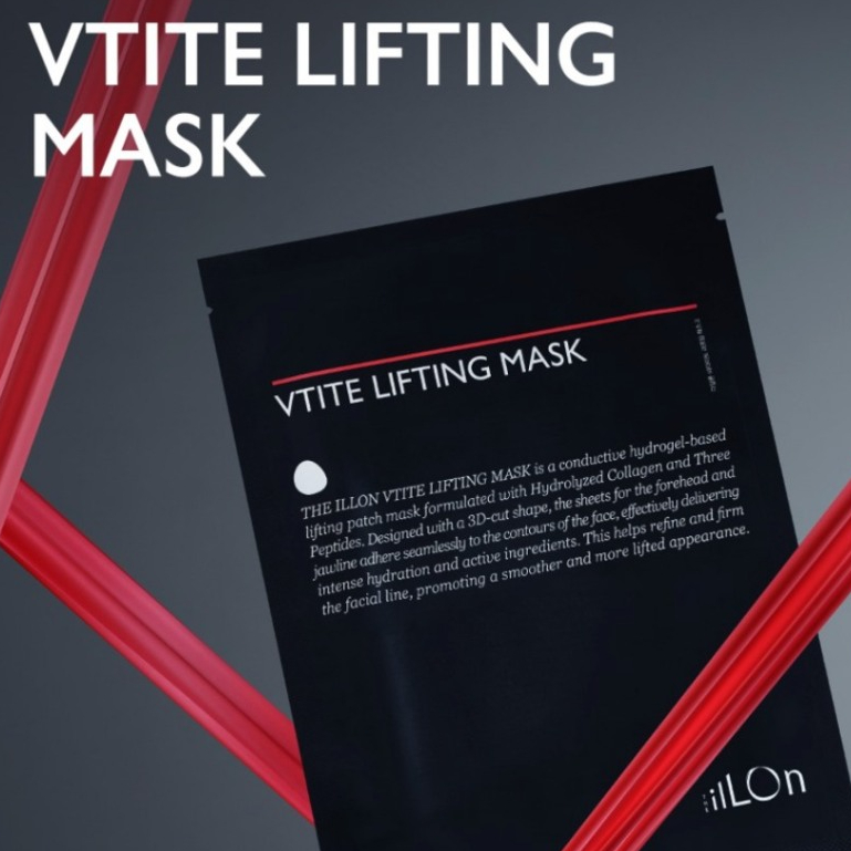 (🌼แท้ / พร้อมส่ง🌼) THE ILLON Vtite Lifting Mask 25 g. [ 1 แผ่น ]