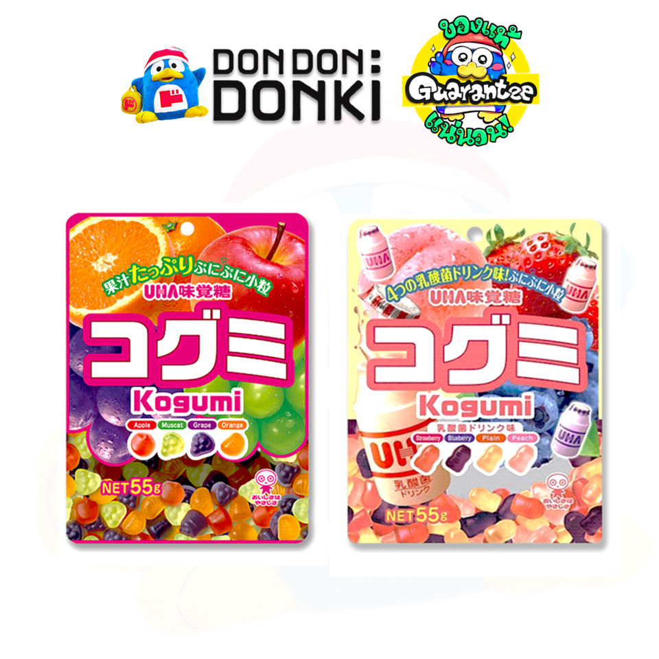 [โคกุมิ วุ้นเจลาตินหลากรส] UHA KOGUMI Jelly Gummy Assorted Flavor