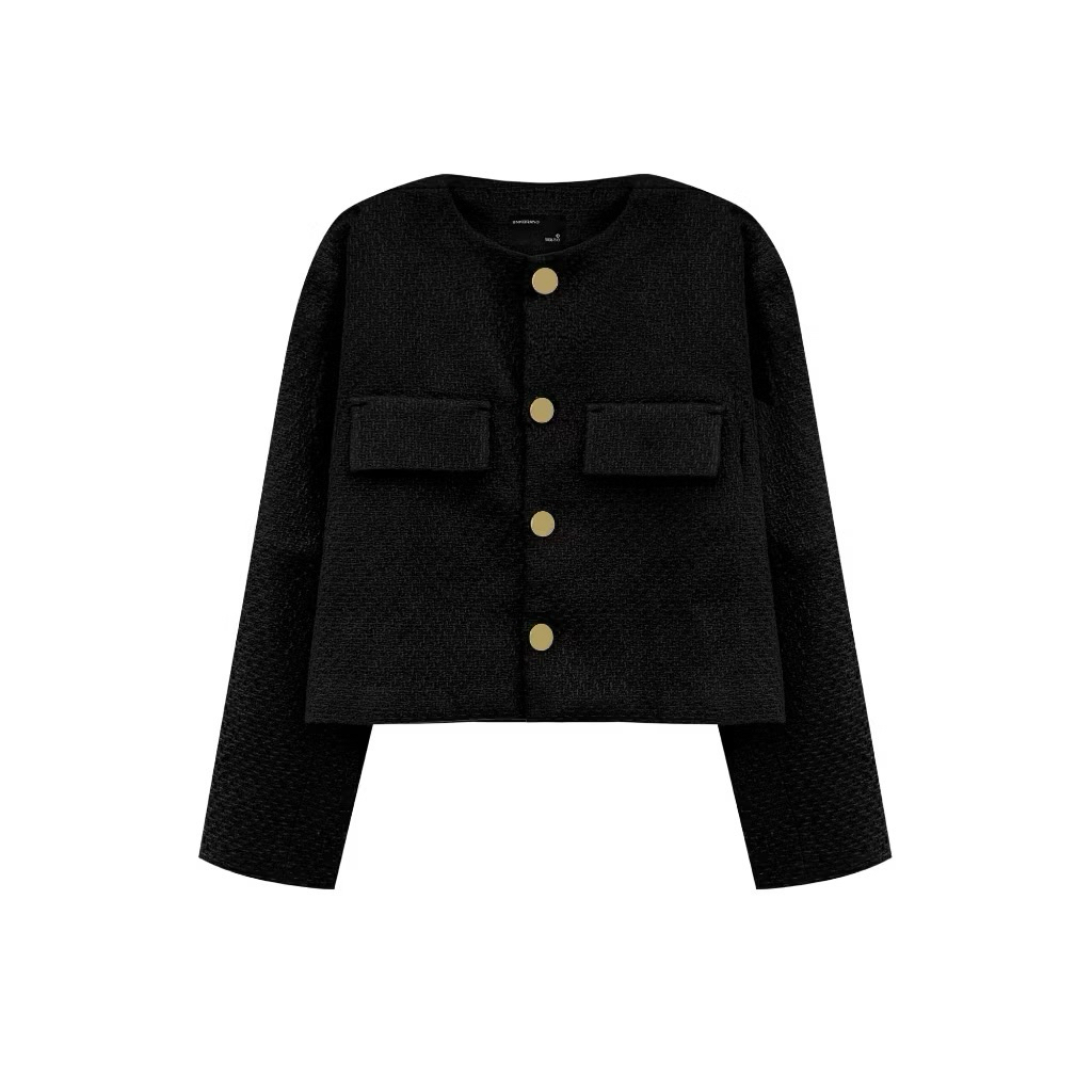 BNK brand รุ่น milan tweed jacket สีดำ