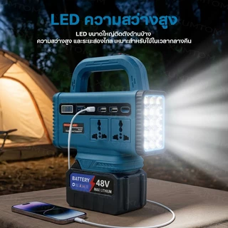 【ของแท้ 100%】เครื่องแปลงไฟ 300W ไร้สาย Power Inverter DC 21V To 220V สําหรับ Home Application Inverter แปลงไฟ หม้อแปลงไฟ