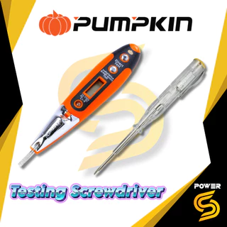 PUMPKIN ไขควงลองไฟดิจิตอลพร้อมไฟฉาย LED ไขควงลองไฟ CR-V พัมคิน ไขควง เช็คแลมป์ ไขควงเช็คไฟ เช็กแลมป์