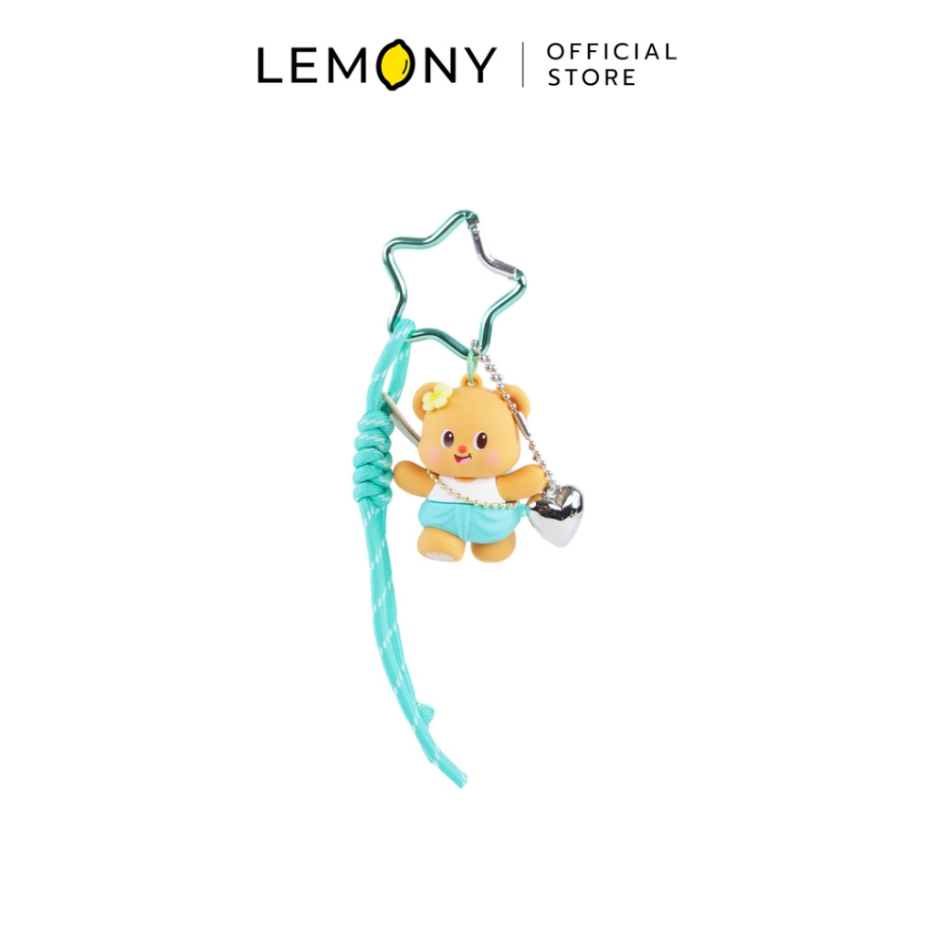 LEMONY พวงกุญแจหมีเนย ซีรีส์ Joyous Festival Butter Bear Collection
