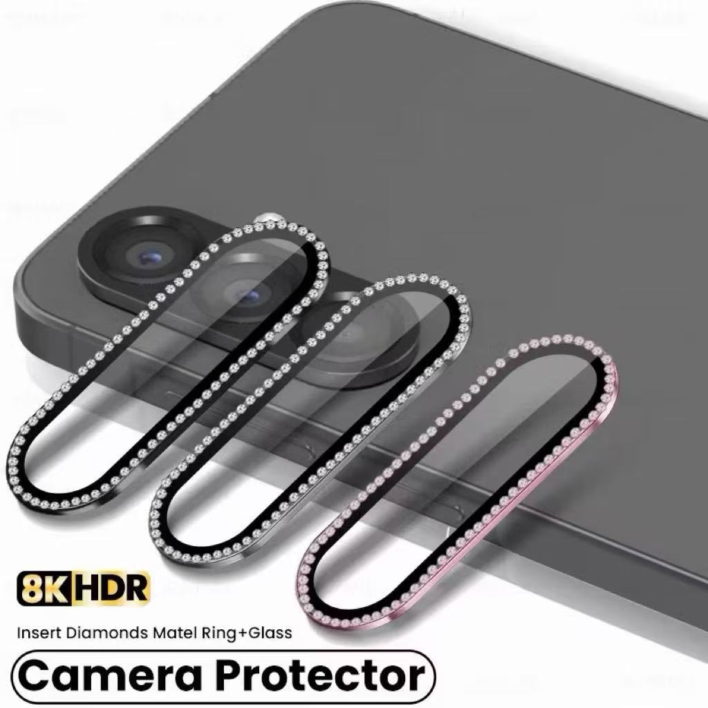 ฟิล์มเลนส์กล้อง เพชร สำหรับ Samsung A26 A36 A56 A17  CameraFilm