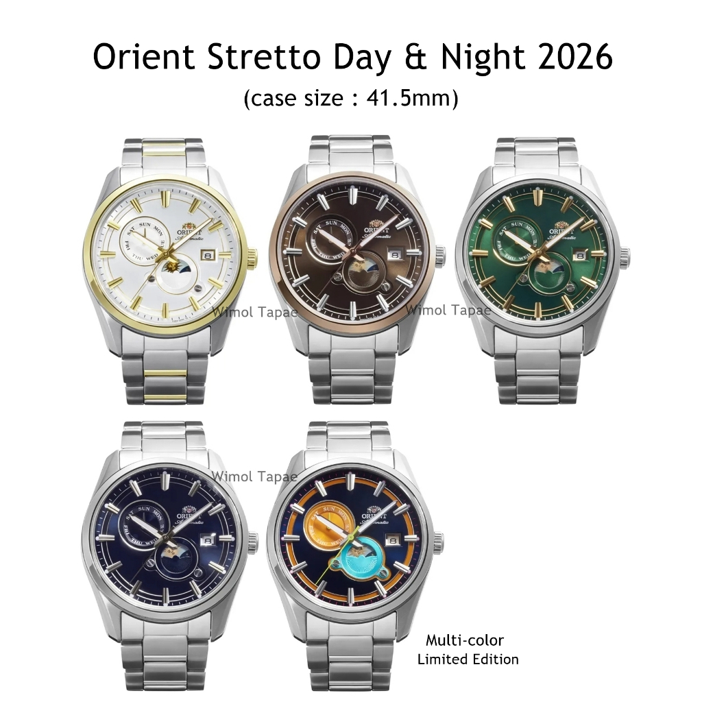 นาฬิกา Orient Stretto Day & Night 2026 (ประกันศูนย์ไทย)