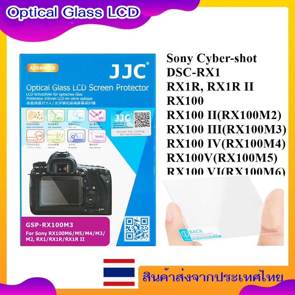 LCD Protection Glass Film For Sony RX1 , RX1R , RX1R II , RX100 I , II , III , IV , V , VI , RX100M7