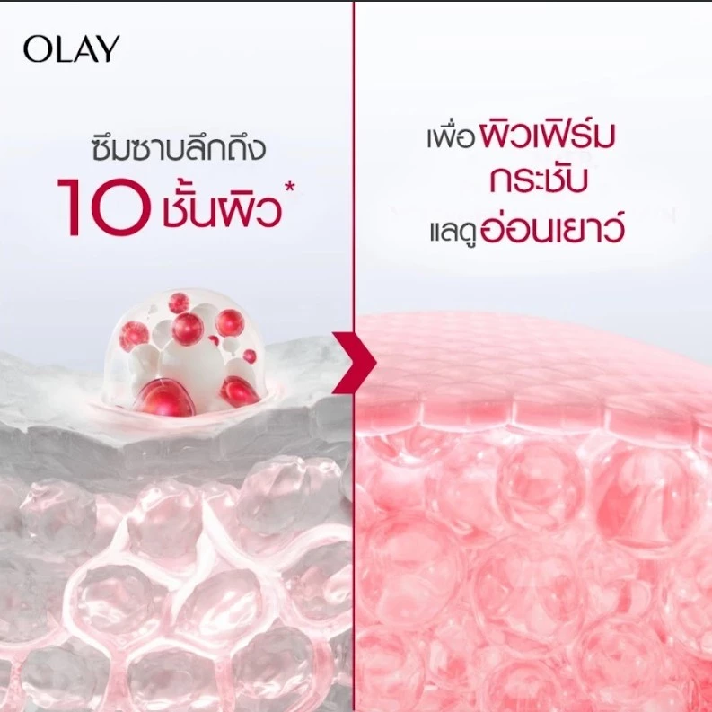 OLAY ลูมินัส ไนอะซินาไมด์ + AHA ซุปเปอร์ เซรั่ม สกินแคร์ 30 มล + Regenerist Micro-Sculpting เดย์ครีมบำรุงผิวหน้า 50g thumbnail 7