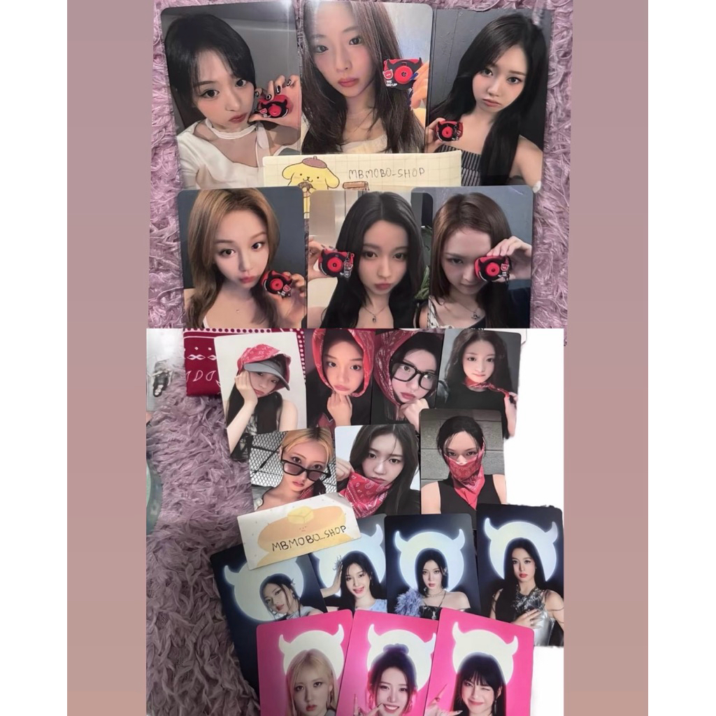 พร้อมส่ง การ์ด babymonster album   wegoup v jeyring , drip v badana แยกเมมพร้อมส่ง