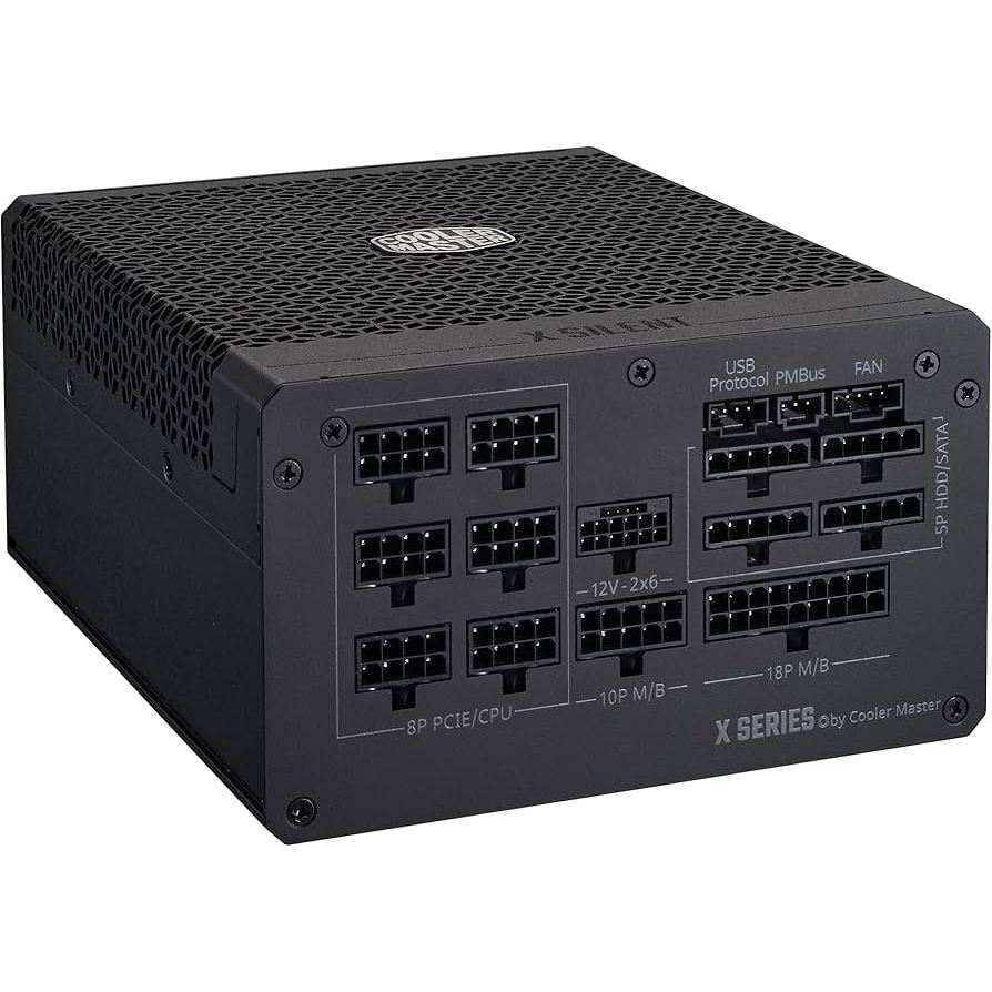 โปร PSU COOLERMASTER X SILENT EDGE 850W 1100W 1300W 80PLUS PLATINUM