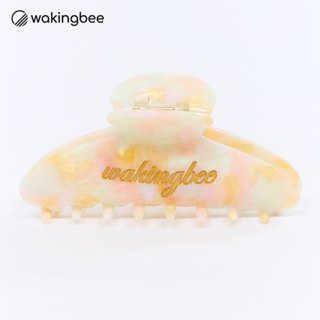 Wakingbee Seashell Hair Claw กิ๊บหนีบผม สีพาสเทล สลักชื่อแบร…