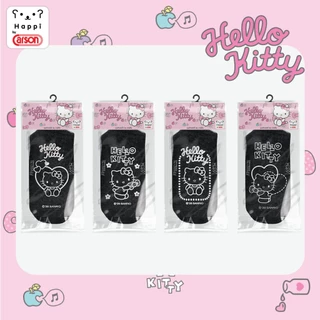 ถุงเท้านักเรียนกันลื่น Happi by Carson ลิขสิทธิ์เเท้ Kitty แพ็ค 1 คู่ (คละลาย)
