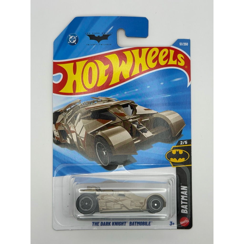 Hot Wheels The Dark Knight Batmobile โมเดลรถเหล็ก 1:64 ราคาถูก ของแท้ ของใหม่
