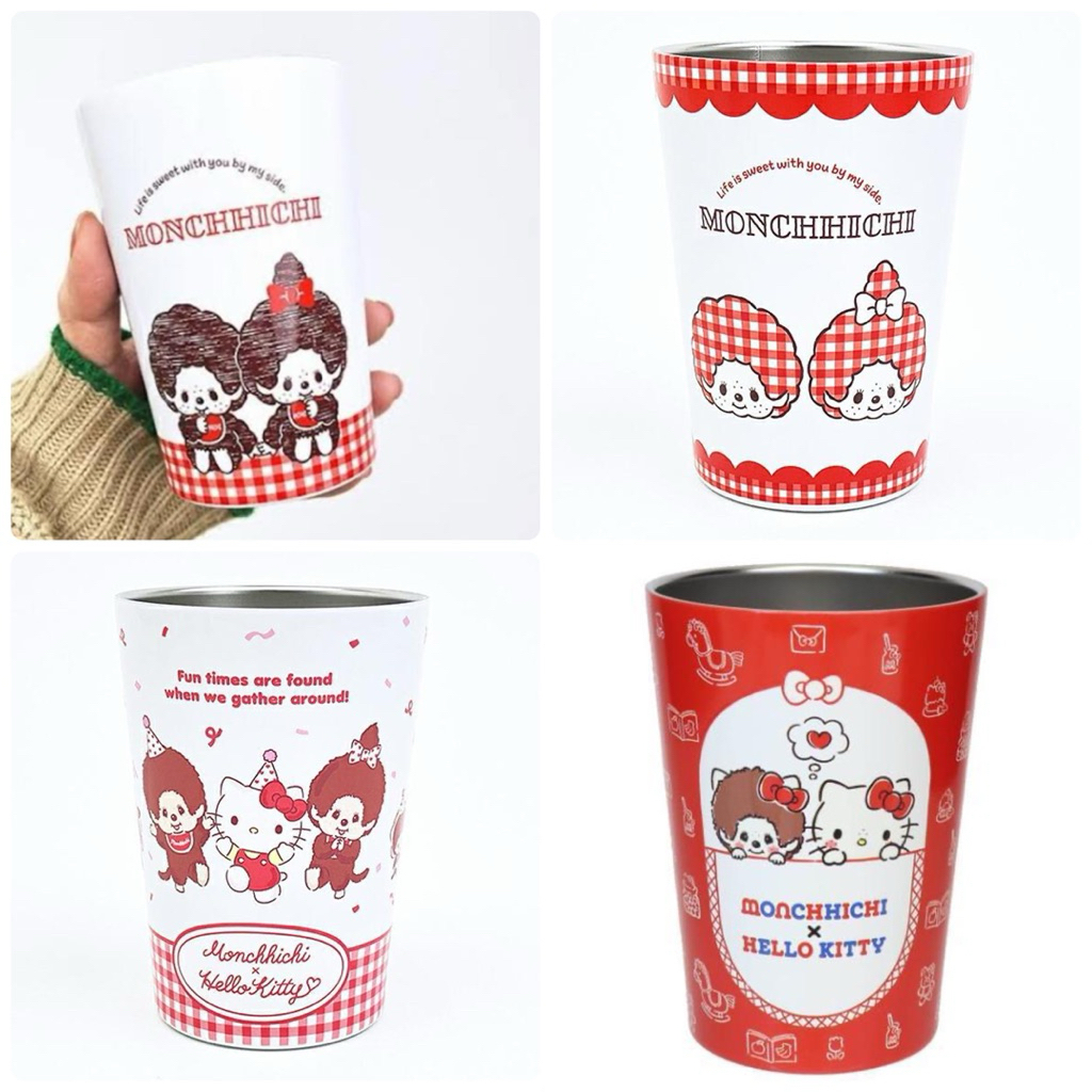 แก้ว 2 way เก็บอุณหภูมิลายม่อนชิชิ Monchhichi แท้100% ขนาด 450 ML.