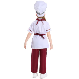 🏍️มีส่งแมส จาก กทม🇹🇭ชุดเชฟเด็ก ชุดพ่อครัว ชุดแม่ครัว เชฟ Chef costume