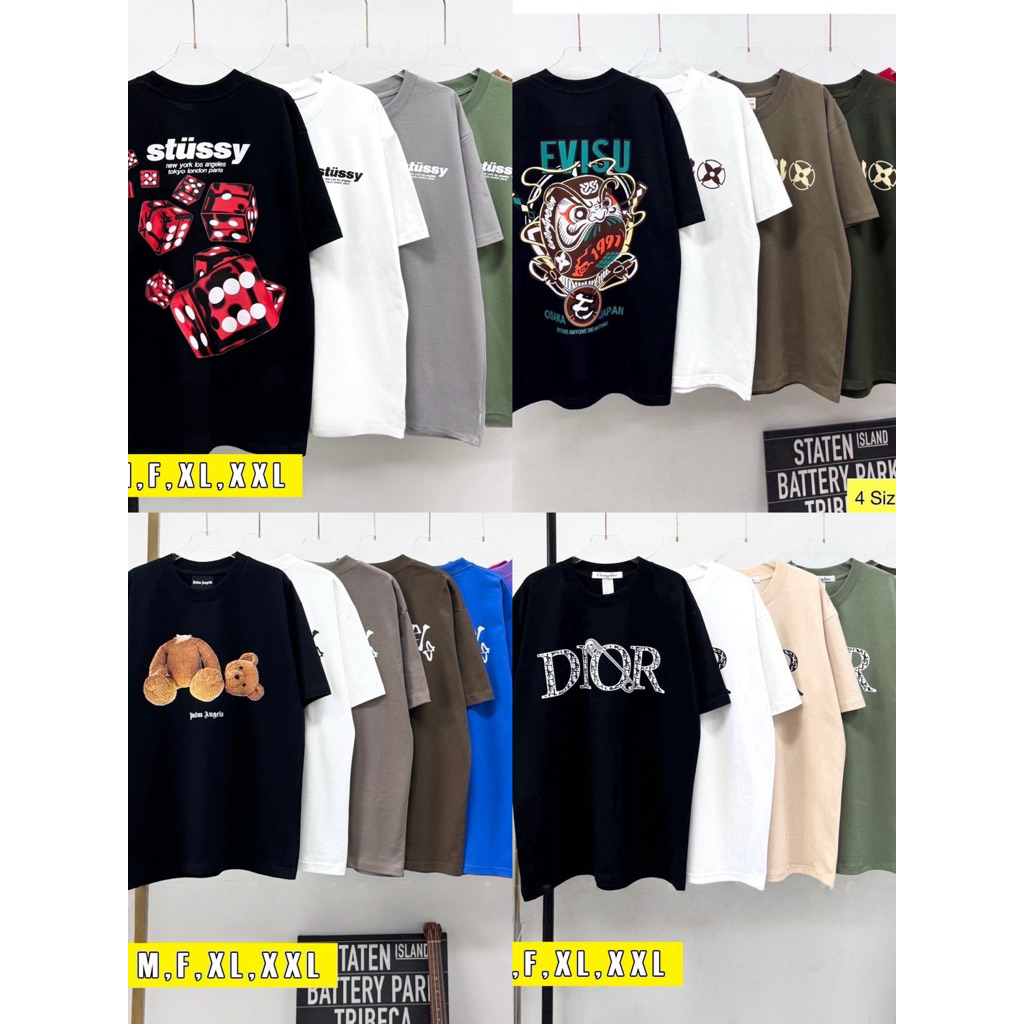 🔥เสื้อยืดแบรนด์ Size M  F  ราคาพิเศษ🔥