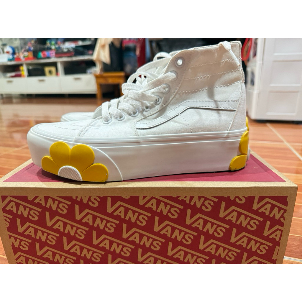 รองเท้าสีขาวVANS sk8-Hi Tapered