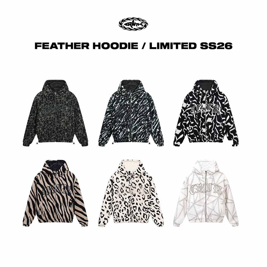 Cruehawts เสื้อสวมหัว Jacket/ Feather CTJ04