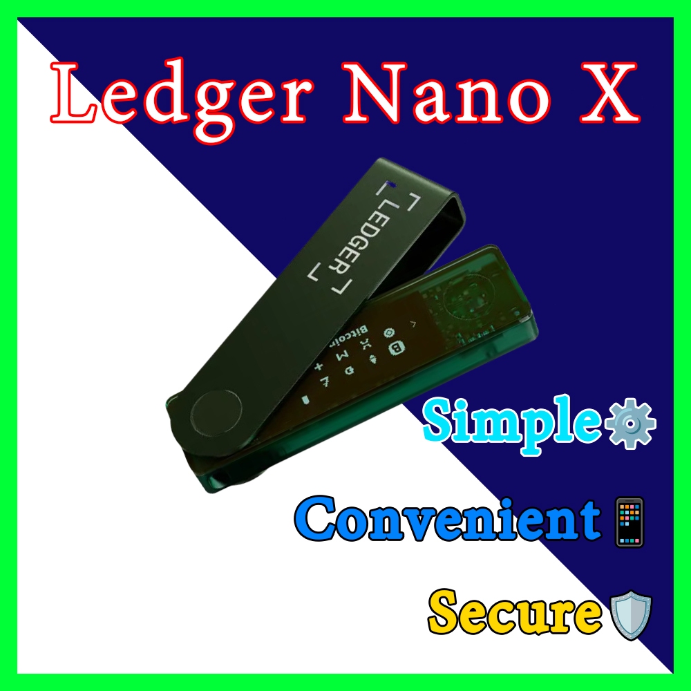 Ledger Nano X Bluetooth Hardware Wallet Secure Crypto Cold Wallet Offline Private Key Storage Multi 