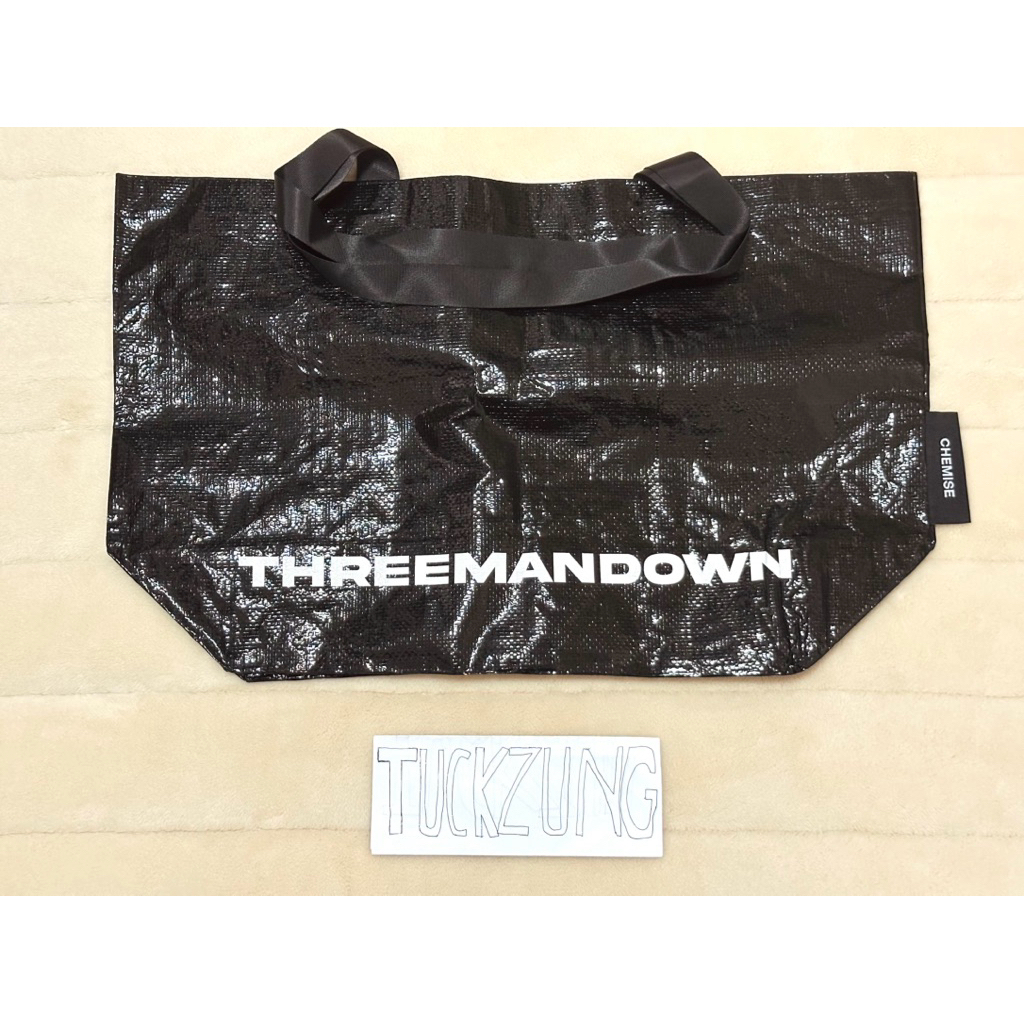 ถุง Three Man Down รุ่น THREEMANDOWN Shopping Bag มือ1 แท้100% (มีเก็บปลายทางครับ)