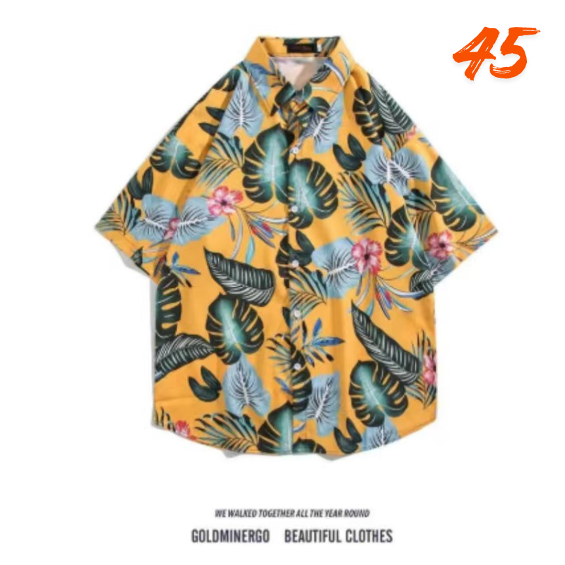 เสื้อฮาวาย Size M-3XL ใส่ได้ทั้งชาย-หญิง เหมาะกับเทศกาลสงกรานต์ รูปที่ 4