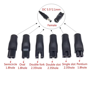 8 ชิ้นสายไฟ 5 โวลต์เปลี่ยนชาร์จอะแดปเตอร์ USB เหมาะสําหรับปัตตาเลี่ยนผมไฟฟ้าทุกชนิด