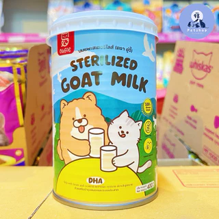 [ 12 กระป๋อง ] นมแพะสเตอริไลส์ ตราอู่จี๊ Ougie Sterilized goat milk 400 ml.