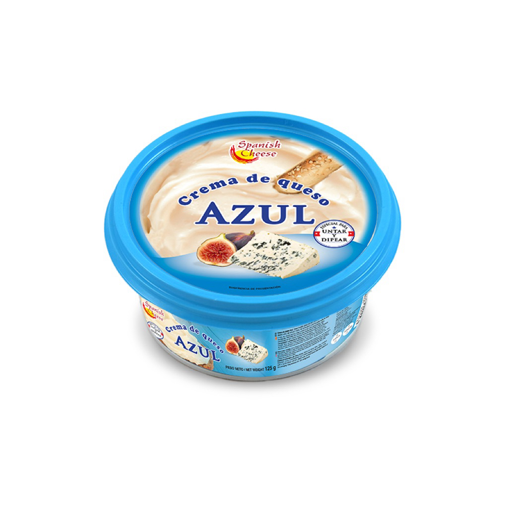 Spanish Cheese AZUL Crema De Queso 250g (125g x 2) - ชีสสเปน AZUL  ครีมชีส 250กรัม (125กรัม x 2)