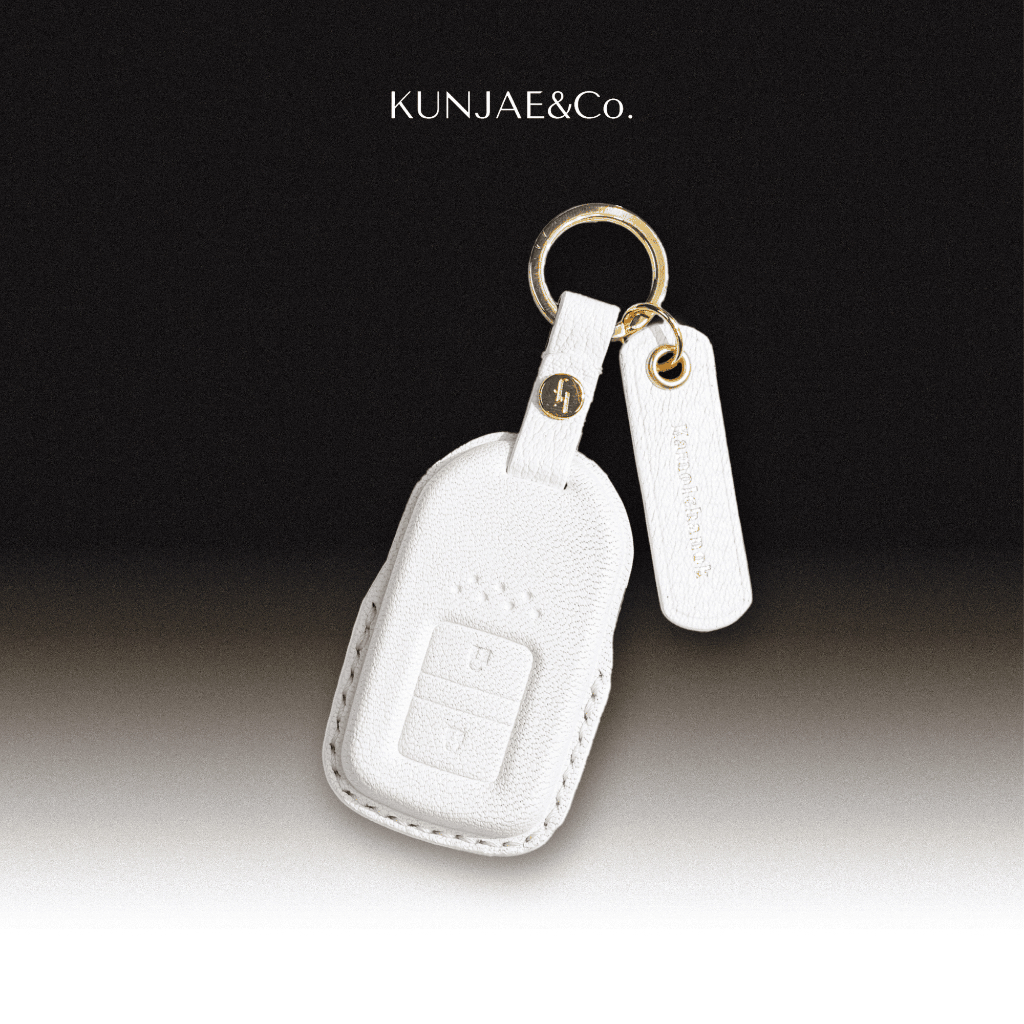 KUNJAE&Co. เคสกุญแจรถยนต์ HONDA หนังแพะ French Goat Leather (Handmade จัดส่งใน 7-10 วัน)