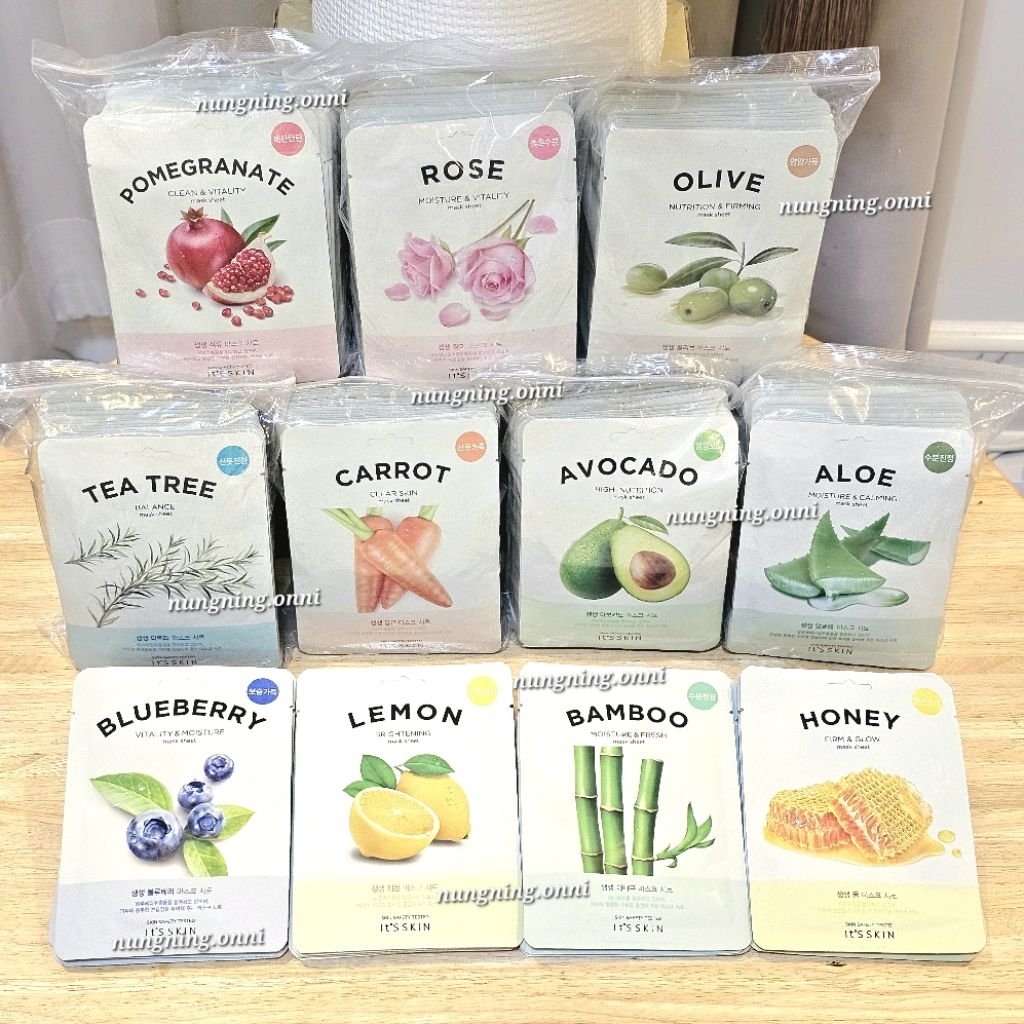 *ราคาพิเศษ* แผ่นมาส์กหน้า ชีทมาส์กหน้า It's Skin The Fresh Mask Sheet