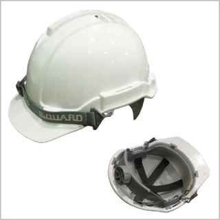 S-GUARD S1R สีขาว หมวกนิรภัย หมวกเซฟตี้ ( ปรับหมุนได้ )