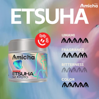 [AMICHA] - ETSUHA (เอทซึฮะ) ขนาด 20 กรัม ผงมัทฉะ 100% 🌱 จากเมืองอูจิ, เกียวโต ประเทศญี่ปุ่น | Ceremonial grade