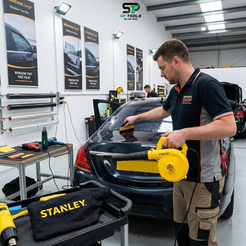 Stanley เครื่องเป่าลม 600 วัตต์ (พร้อมถุงเก็บฝุ่น) รุ่น STPT600  รับประกัน 2 ปี