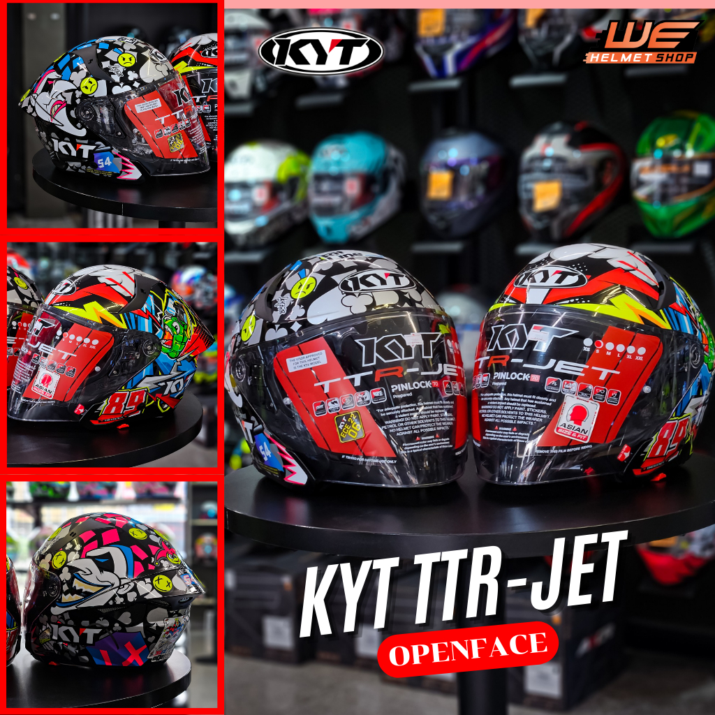 หมวกกันน็อคเปิด KYT TTR-JET