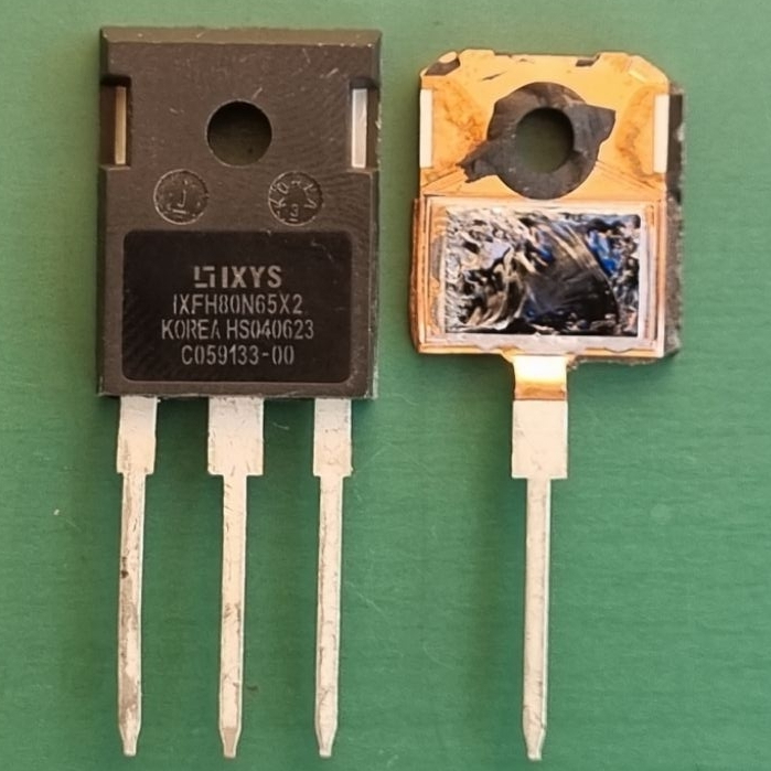 IXFH80N65X2 MOSFET 80A 650V IXYS TO-247 80N65X2ขายาว20mmเป็นสินค้ามือหนึงและของถอดสินค้ามือสอง(ขายาว